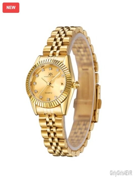Women\'s Analog Casual Watch - Quartz Movement, Scratch Resistant, Gold main image 7